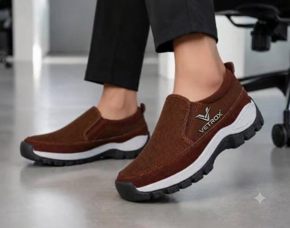 RED BERRY Men's Stylish Casual Slip-On Shoes | Comfortable Walking & Everyday Sport Footwear
